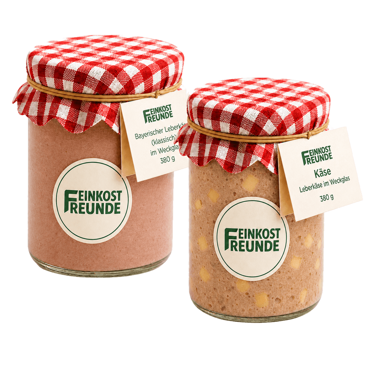 Brotzeit-Duo mit 2 Leberkäse-Gläsern