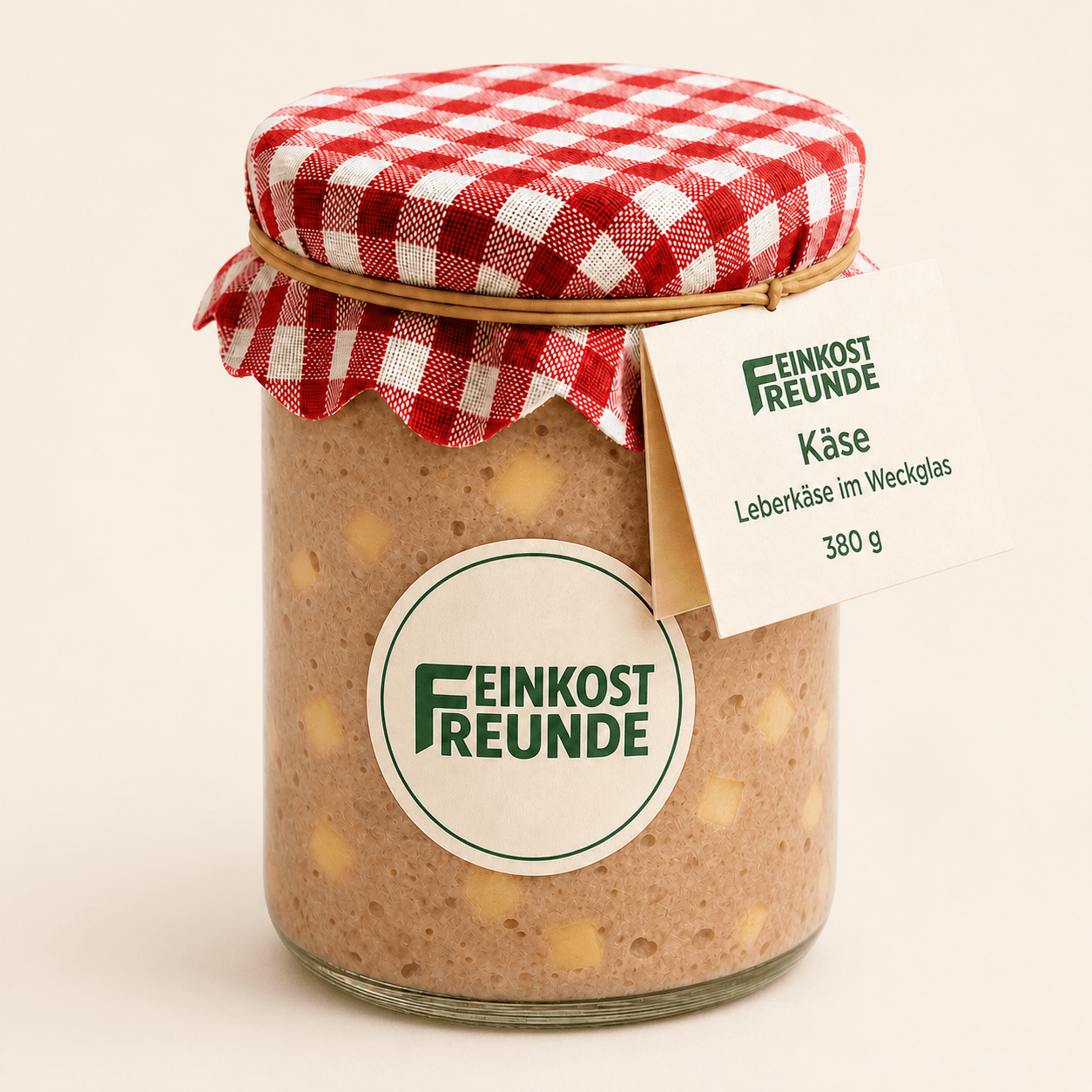 Käse Leberkäse im Weckglas